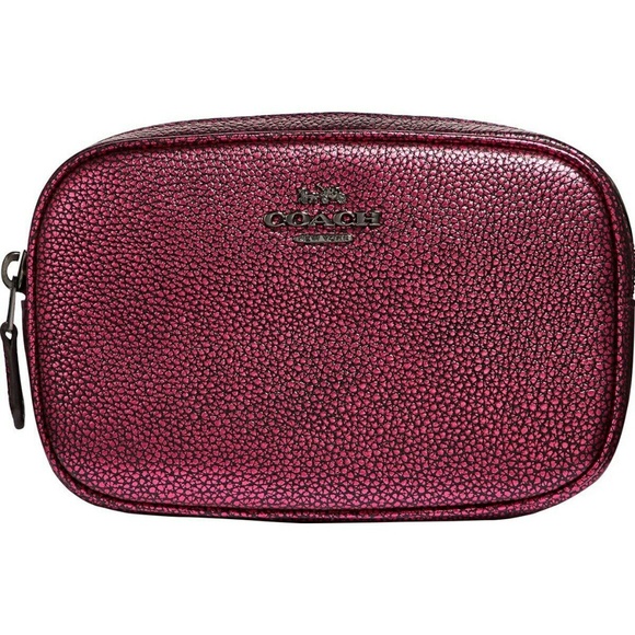 Coach Handbags - Coach NWT Leather Metallic Belt Bag